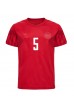 Fotbalové Dres Dánsko Joakim Maehle #5 Domácí Oblečení MS 2022 Krátký Rukáv